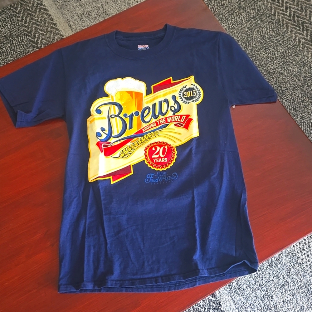 Disney Parks 20th anniversary Food & Wine Festival tshirt, size small